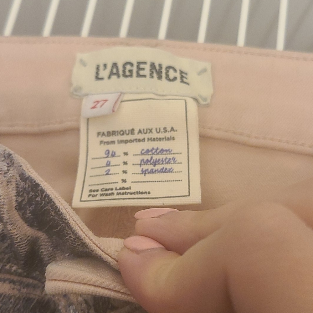 L'agence Margot Foiled Python Skinny - image 8